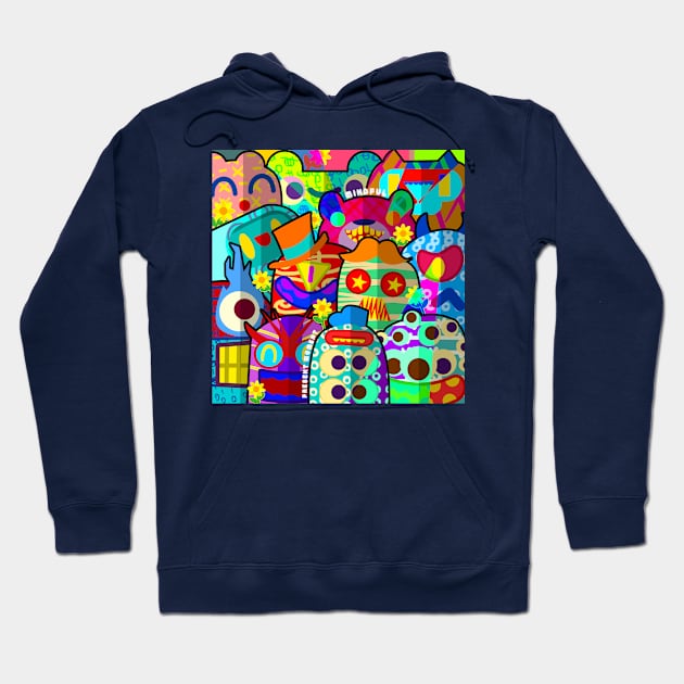 doodle mind chacha Hoodie by chachazart